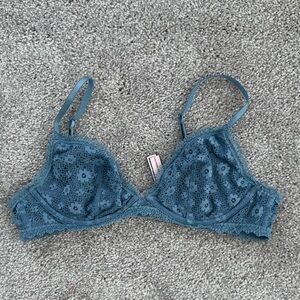 Victoria's Secret Teal Lace Bralette